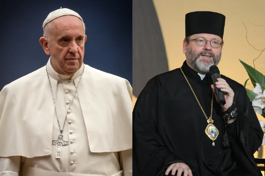 Pope Francis and Major Archbishop Sviatoslav Shevchuk.?w=200&h=150