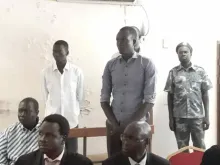Suspects in the shooting of Bishop-elect Christian Carlassare appear in court.