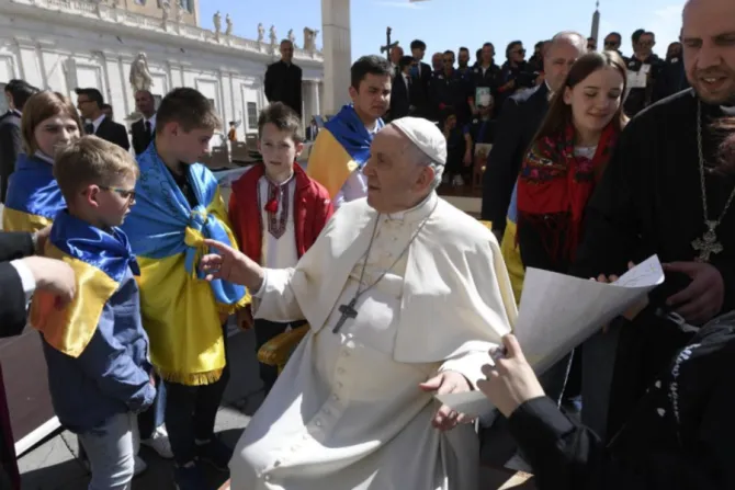 Pope Francis’ general audience in St. Peter’s Square, April 27, 2022