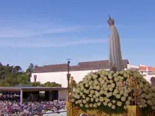 Mass at the Shrine of Our Lady of Fatima in Portugal on May 13, 2022.