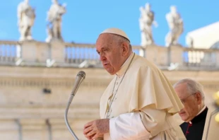 Pope Francis’ general audience in St. Peter’s Square, May 25, 2022. Vatican Media.