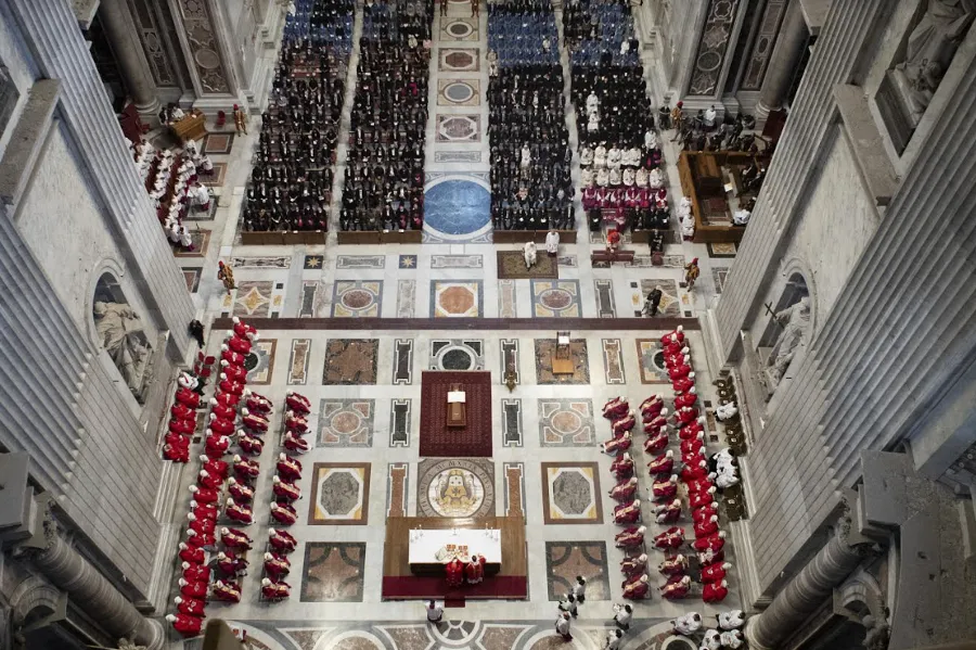 Pope Francis attends the funeral Mass of Cardinal Angelo Sodano in St. Peter’s Basilica, May 31, 2022.?w=200&h=150