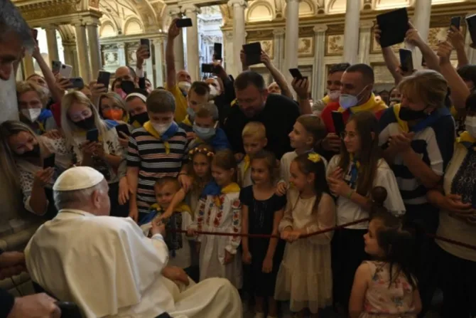The rosary for peace in Rome’s Basilica of St. Mary Major, May 31, 2022