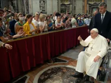 Pope Francis is pictured in St. Peter’s Basilica on Pentecost Sunday, June 5, 2022.