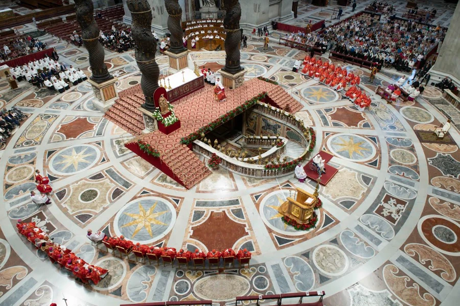 Pope Francis in St. Peter’s Basilica on the Solemnity of Pentecost, June 5, 2022.?w=200&h=150