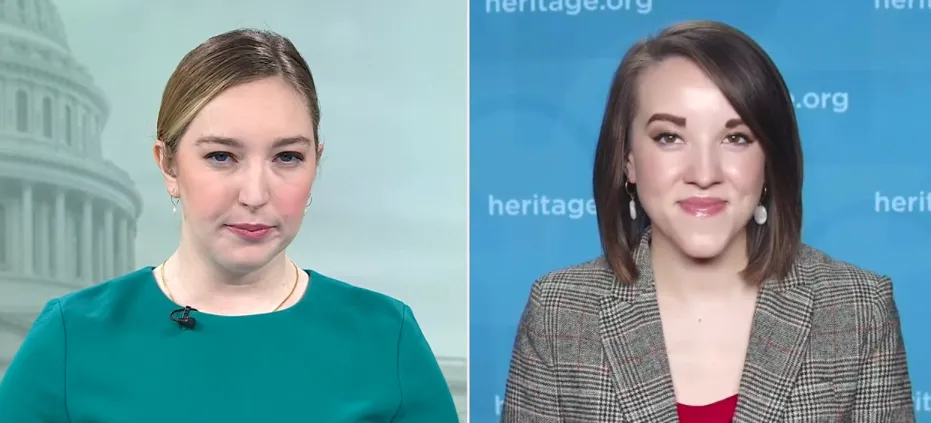 Heritage Foundation researcher Emma Waters speaks to Prudence Robertson on “EWTN Pro-Life Weekly,” Feb. 29, 2024.?w=200&h=150