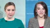 Heritage Foundation researcher Emma Waters speaks to Prudence Robertson on “EWTN Pro-Life Weekly,” Feb. 29, 2024.