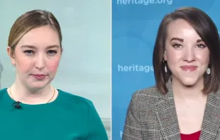 Heritage Foundation researcher Emma Waters speaks to Prudence Robertson on “EWTN Pro-Life Weekly,” Feb. 29, 2024. Credit: “EWTN Pro-Life Weekly”