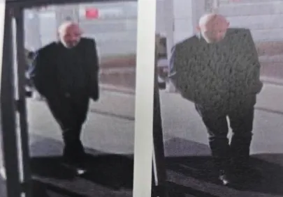 Surveillance footage appears to show the impersonator at the Sisters of St. Dominic in Amityville, New York. Credit: Diocese of Brooklyn