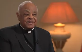 Cardinal Wilton Gregory speaks at an interview in Rome on April 11, 2024. Credit: “EWTN News Nightly” screen shot