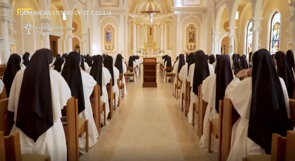 Matica dominikanskih sestara svete Cecilije u Nashvilleu, Tennessee.  Zasluge: snimka zaslona iz EWTN News In Depth