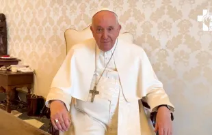 A screenshot from Pope Francis' May 4 video message to young people attending World Youth Day 2023 in Lisbon, Portugal. Vatican Media