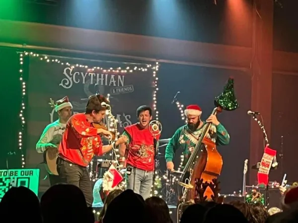Scythian performs at a Christmas concert. Credit: Photo courtesy of Scythian