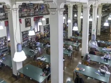 The library of the Pontifical Gregorian University.