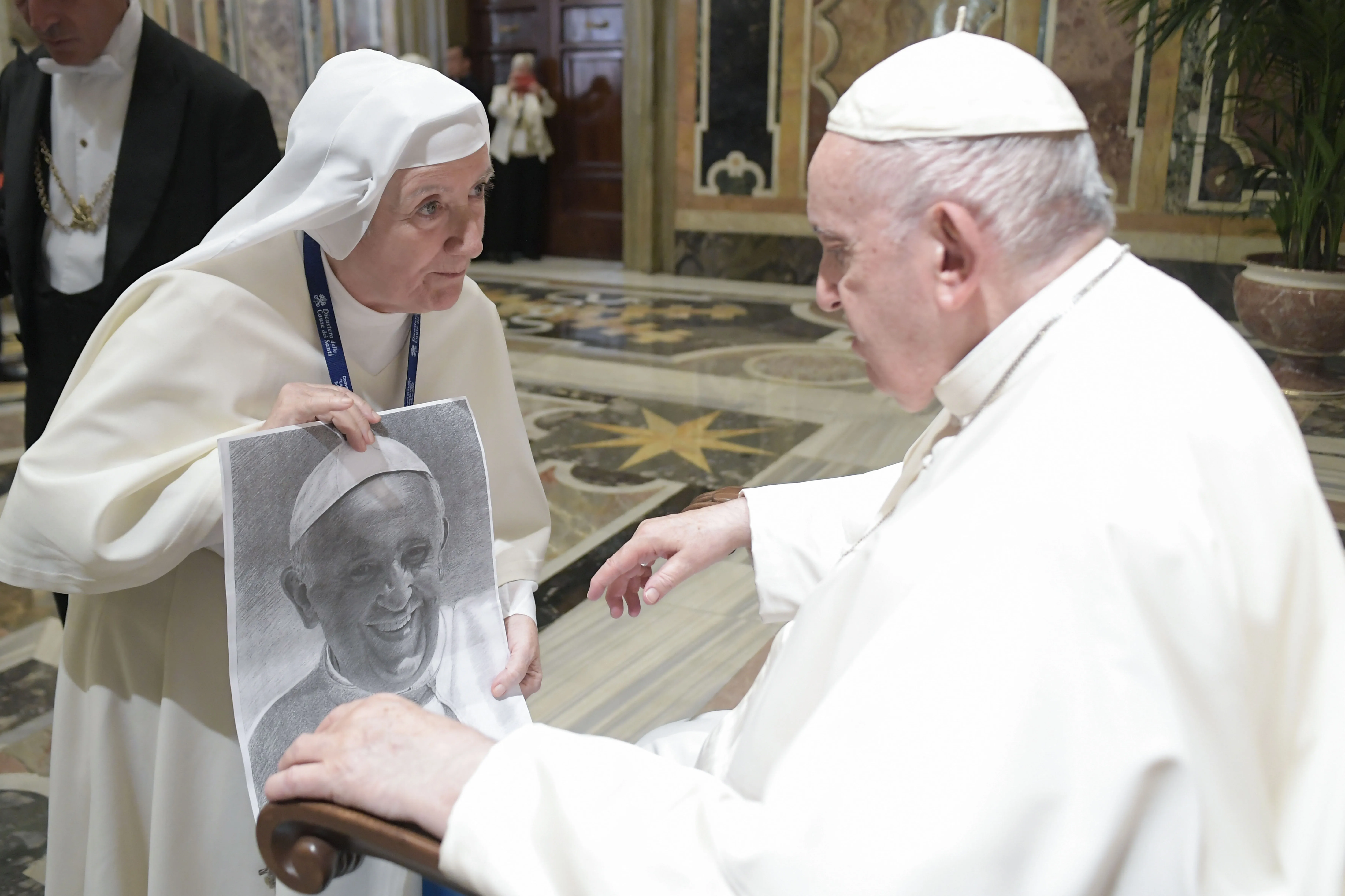 Pope Francis meeting participants at the “Holiness Today” conference on Oct. 6, 2022.?w=200&h=150