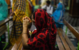 An Indian Christian prays in Eluru, Andhra Pradesh, on Dec. 9, 2018. lakshmipathilucky via Shutterstock.