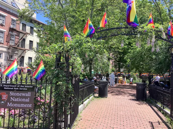 NYC's Church of St. Paul the Apostle is planning to celebrate a June 22 "Pride Mass" in the park at Stonewall National Monument. Shutterstock