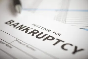 bankruptcy stock photo