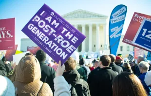 Pro-lifers rally outside the Supreme Court in Washington, D.C., Dec. 1, 2021. Rena Schild via Shutterstock.