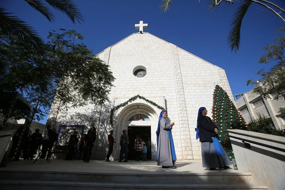 Holy Family Catholic Church in Gaza at Christmas 2021.?w=200&h=150