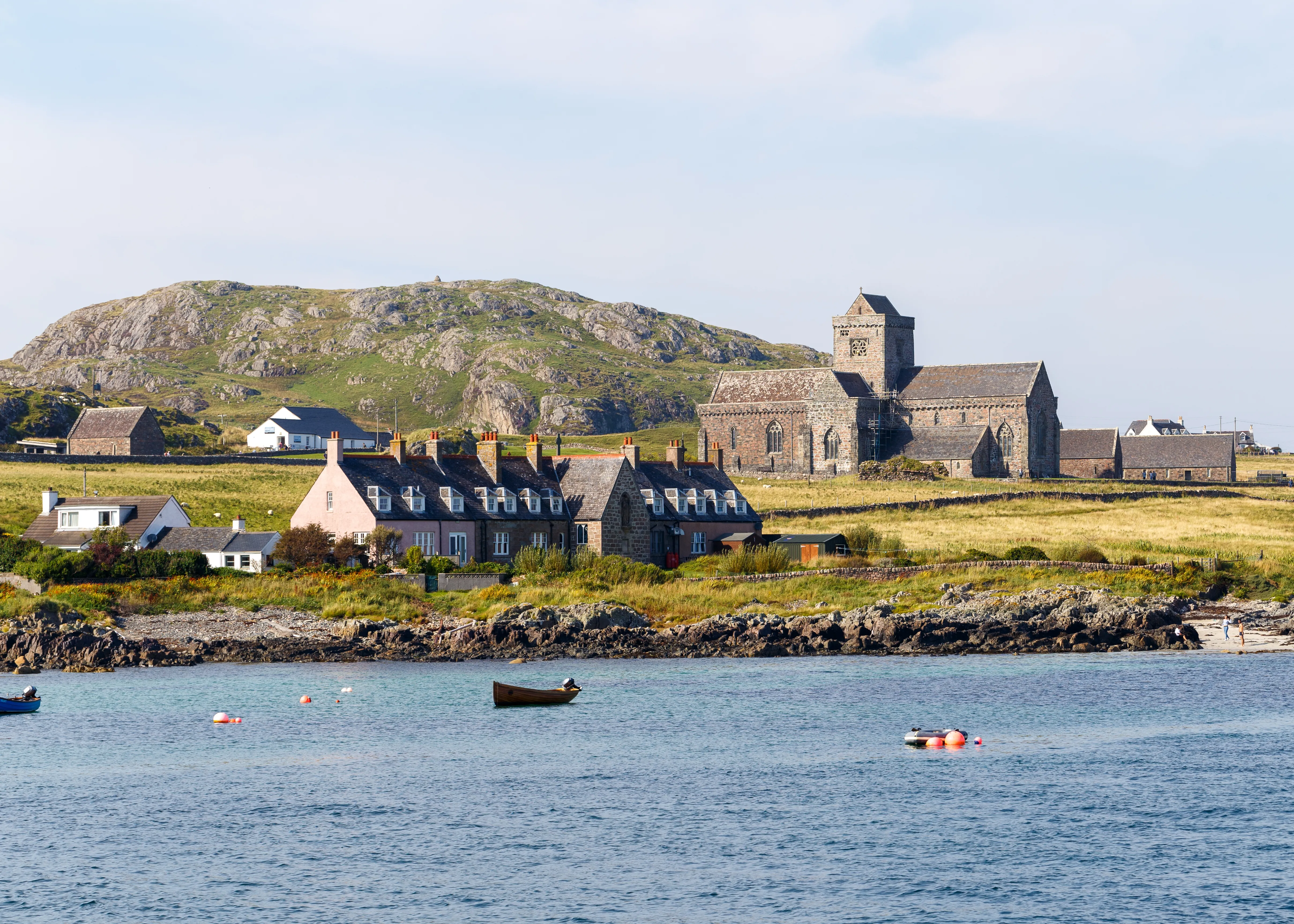 Iona Abbey and nunnery, established 563 AD on the site of the monastery founded by St. Colmcille, also known as Columba.?w=200&h=150