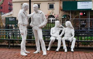 Sculptures at the Stonewall National Monument in New York City Shutterstock