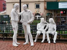 Sculptures at the Stonewall National Monument in New York City