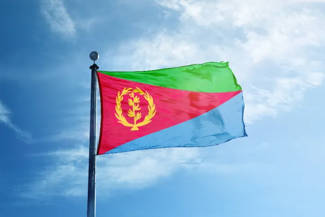 The flag of Eritrea