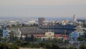 Dodger Stadium in Los Angeles.