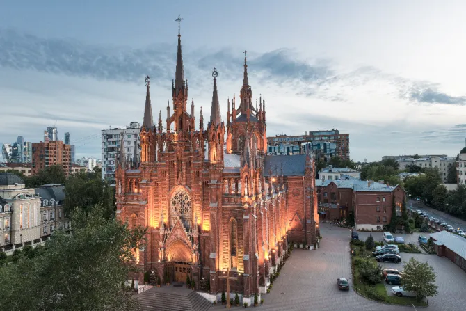 The Cathedral of the Immaculate Conception in Moscow, Russia
