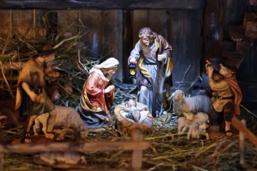 Nativity scene creche