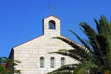 Church of the Multiplication of Loaves and Fishes on the shore of the Sea of Galilee.