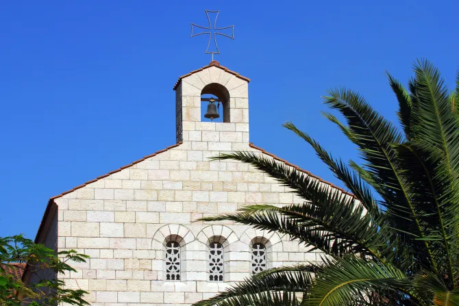Church of the Multiplication of Loaves and Fishes on the shore of the Sea of Galilee.