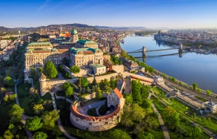 The Hungarian capital Budapest at sunrise. ZGPhotography via Shutterstock.