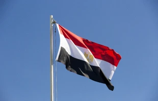 The national flag of Egypt. kb-photodesign via Shutterstock
