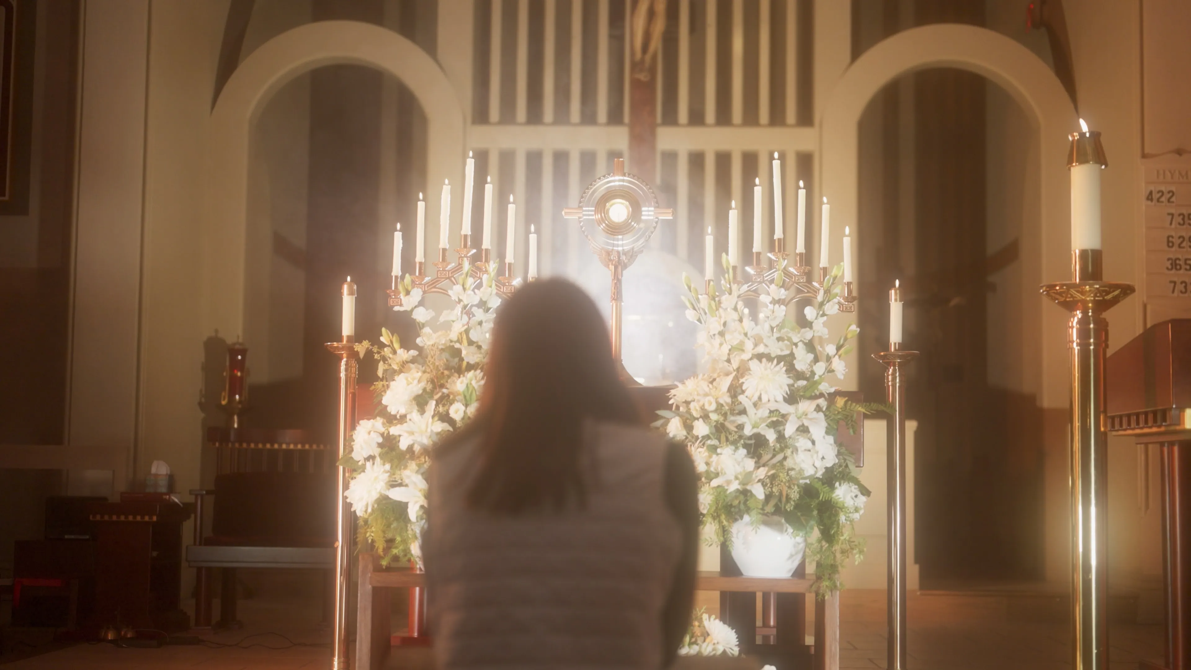 A scene from the "Silent Night" Christmas video from the Diocese of Lansing.?w=200&h=150
