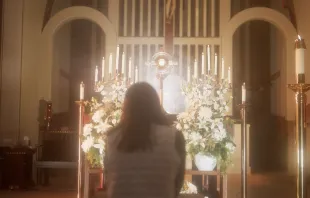 A scene from the "Silent Night" Christmas video from the Diocese of Lansing. Credit: Matt Riedl/Diocese of Lansing