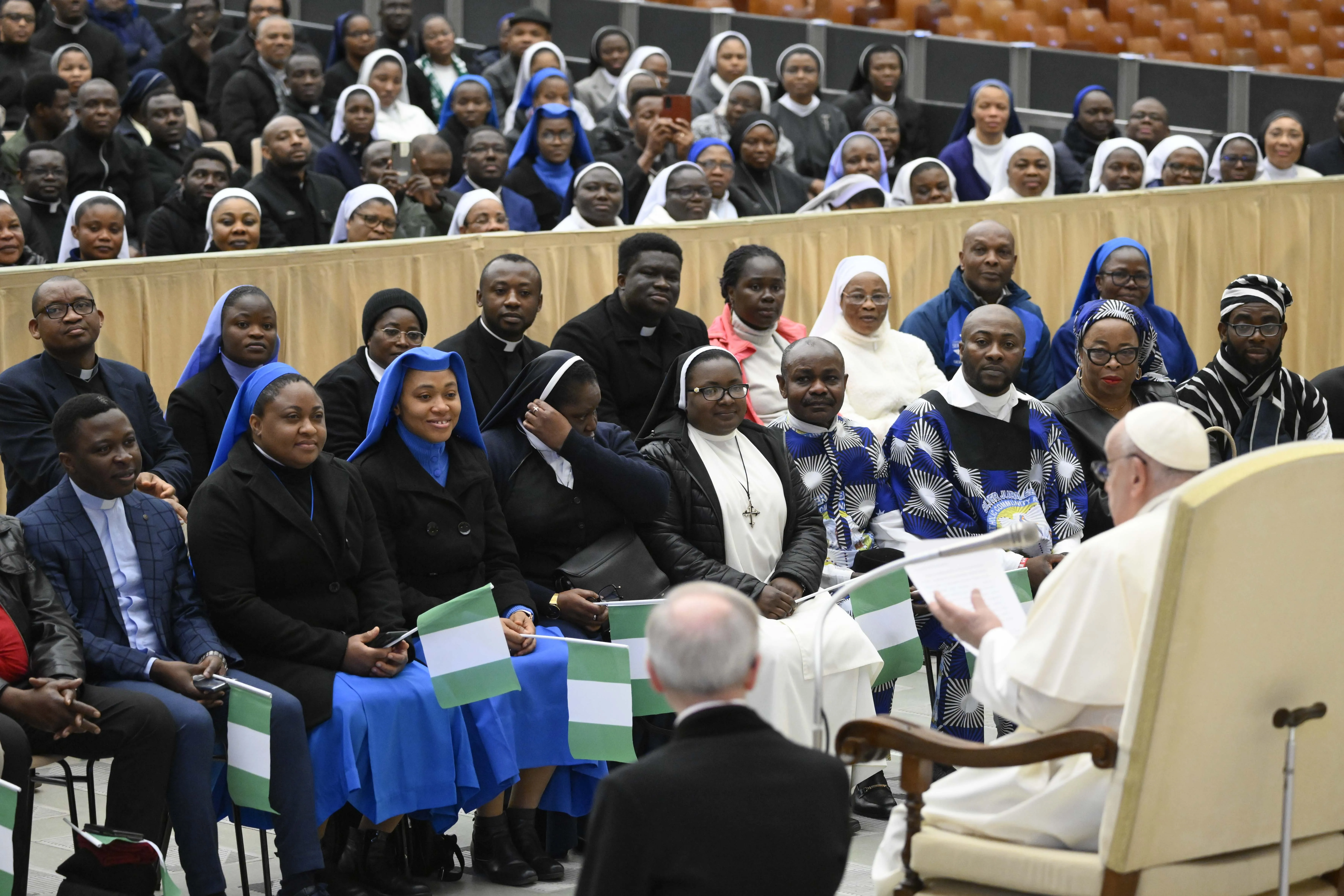 Pope Francis meets with Nigerians living in Rome on March 25, 2024.?w=200&h=150