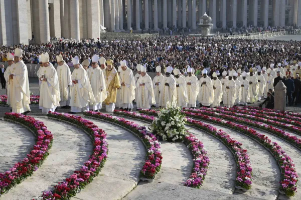 The procession for the opening Mass for the Synod on Synodality on Oct. 4, 2023. Vatican Media