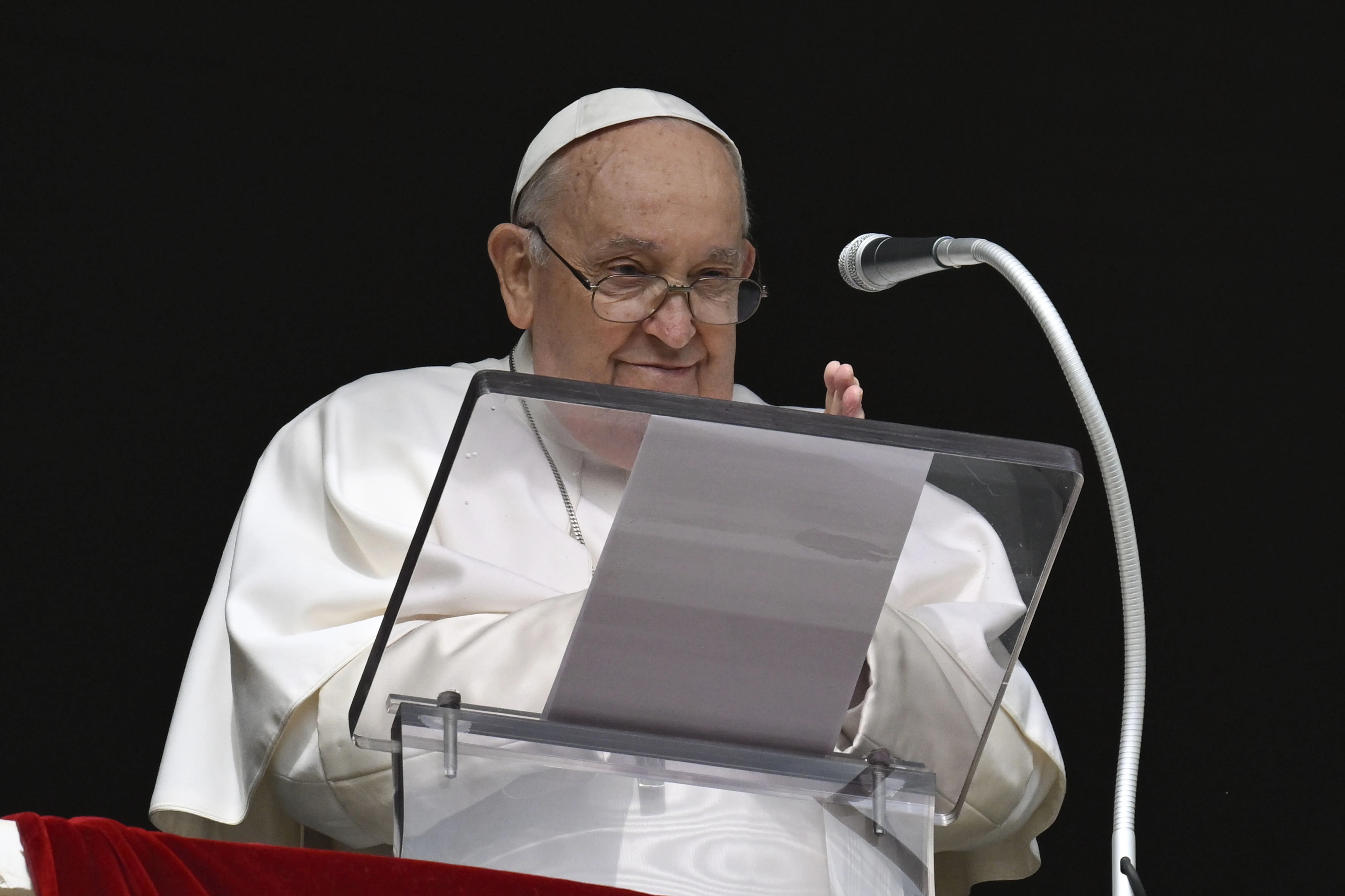 Pope Francis delivers his Angelus address on Feb. 11, 2024.?w=200&h=150