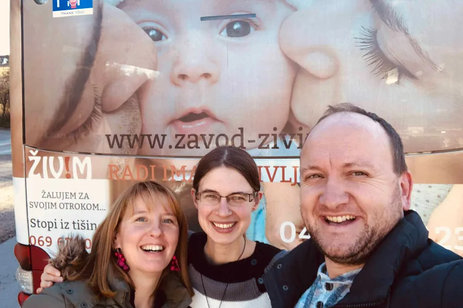 The advertising campaign by pro-life NGO Zavod ŽIV!M in Slovenia.?w=200&h=150