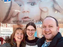 The advertising campaign by pro-life NGO Zavod ŽIV!M in Slovenia.