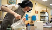 Dominican nuns at the Monastery of Our Lady of the Rosary in Summit, New Jersey, make soap and candles which they sell at their Cloister Shoppe.