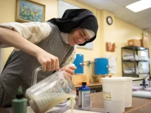 Dominican nuns at the Monastery of Our Lady of the Rosary in Summit, New Jersey, make soap and candles which they sell at their Cloister Shoppe.