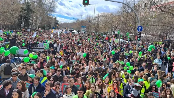 Na Maršu za život 2024. u Španjolskoj tisuće Španjolaca slavilo je i proglašavalo svoja uvjerenja za život.  Autor: Nicolás de Cárdenas/ACI Prensa