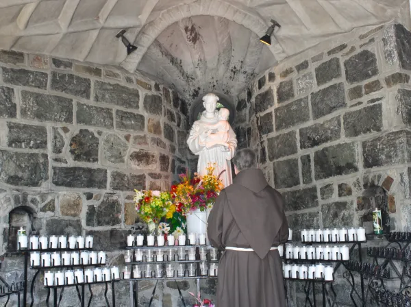 The St. Anthony Candle Grotto at Graymoor, which is run by the Franciscan Friars of the Atonement in upstate New York. Courtesy of the Franciscan Friars of the Atonement