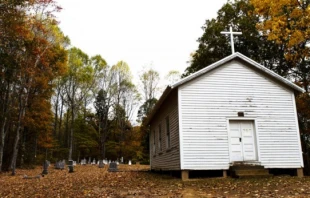 St. Colman Chapel and cemetery. Diocese of Wheeling-Charleston
