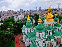St. Sophia’s Cathedral in the Ukrainian capital Kyiv.