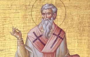 St. Irenaeus of Lyons (c. 130-202). Public Domain.