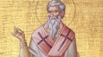 St. Irenaeus of Lyons (c. 130-202).